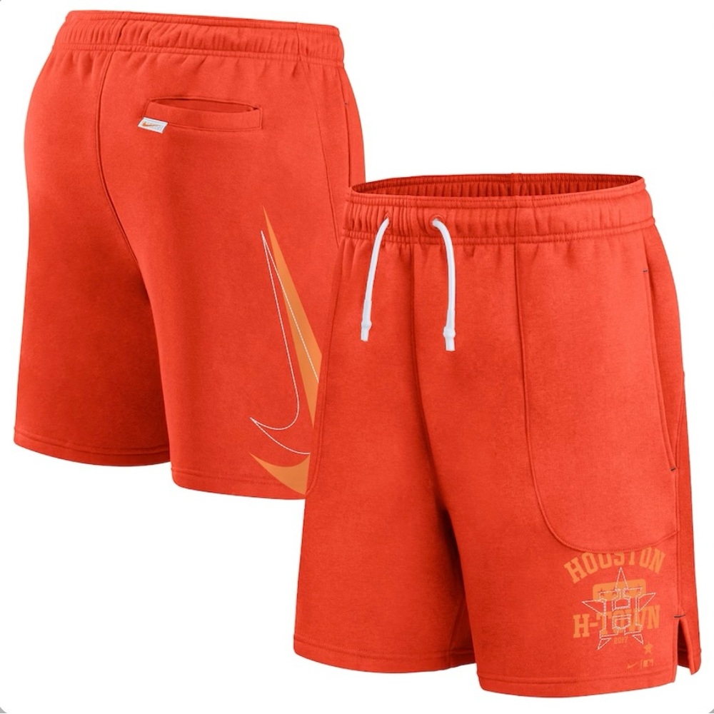 Houston Astros Nike Statement Ball Game Shorts Orange size XL